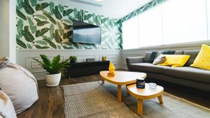 Wallpaper lucu polos rumah